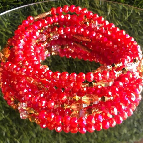 Glass Crystals Waist Beads