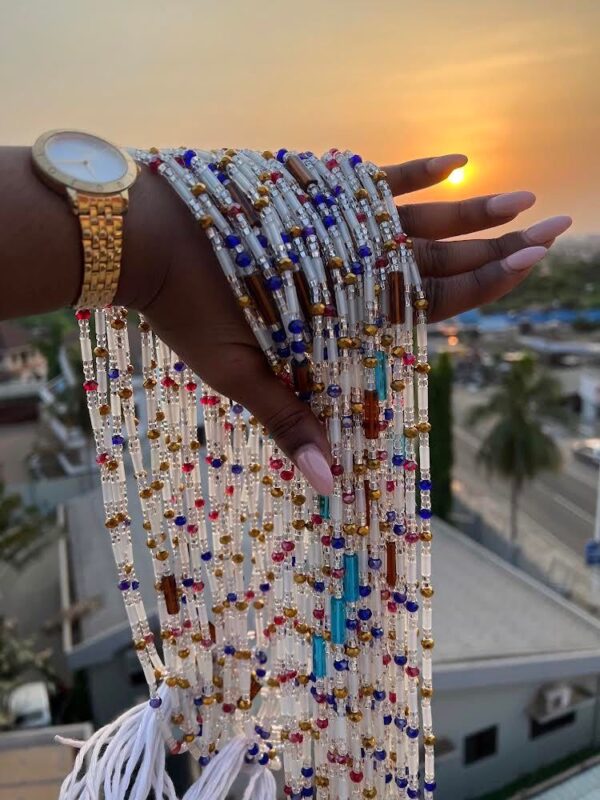 Multicolored-waist-beads